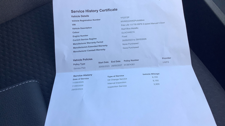 Volkswagen Polo 1.0 TSI Life 5dr Petrol Hatchback